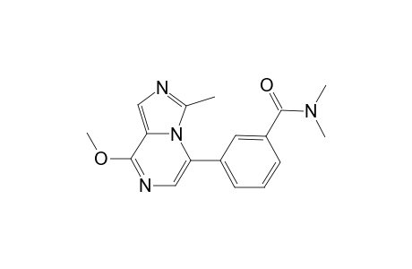 3-(8-Methoxy-3-methylimidazo[1,5-a]pyrazin-5-yl)-N,N-dimethylbenzamide