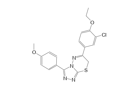 6-(3-chloro-4-ethoxyphenyl)-3-(4-methoxyphenyl)-7H-[1,2,4]triazolo[3,4-b][1,3,4]thiadiazine