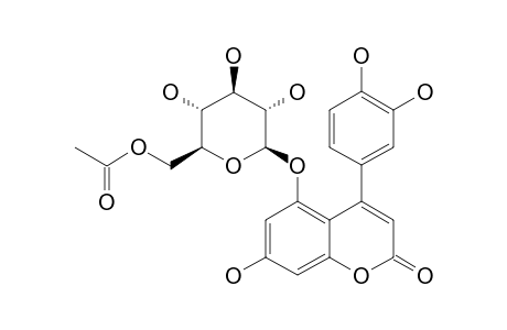 5-O-(6''-ACETYL-BETA-D-GLUCOPYRANOSYL)-7,3',4'-TRIHYDROXY-4-PHENYLCOUMARIN