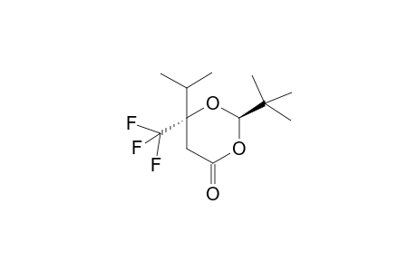 2R,6S-6-Isoropyl-2-(t-butyl)-6-(trifluoromethyl)-1,3-dioxan-4-one