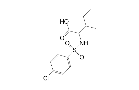 pentanoic acid, 2-[[(4-chlorophenyl)sulfonyl]amino]-3-methyl-, (2S,3R)-