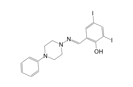 phenol, 2,4-diiodo-6-[(E)-[(4-phenyl-1-piperazinyl)imino]methyl]-