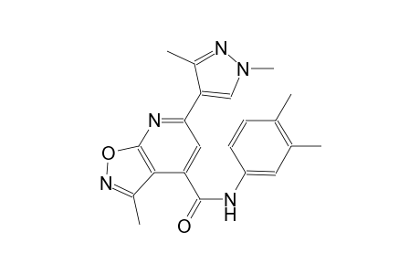 isoxazolo[5,4-b]pyridine-4-carboxamide, N-(3,4-dimethylphenyl)-6-(1,3-dimethyl-1H-pyrazol-4-yl)-3-methyl-