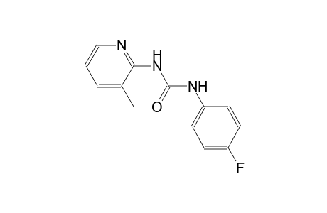 N-(4-fluorophenyl)-N'-(3-methyl-2-pyridinyl)urea