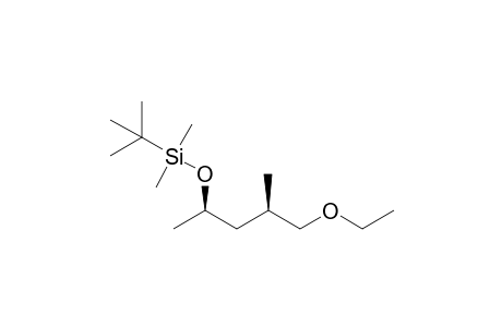 tert-Butyl(((2R,4R)-5-ethoxy-4-methylpentan-2-yl)oxy)dimethylsilane