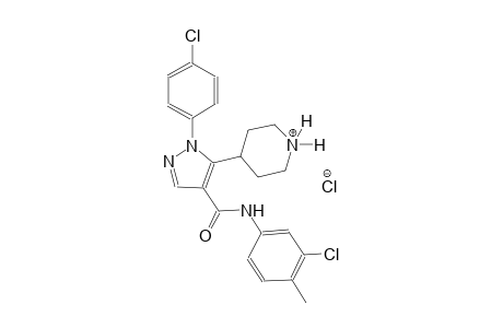 piperidinium, 4-[4-[[(3-chloro-4-methylphenyl)amino]carbonyl]-1-(4-chlorophenyl)-1H-pyrazol-5-yl]-, chloride