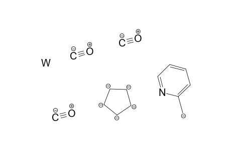 Tungsten, tricarbonyl(.eta.5-2,4-cyclopentadien-1-yl)(2-pyridinylmethyl)-