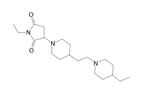 1H-Pyrrole-2,5-dione, 1-ethyl-3-[4-[2-(4-ethyl-1-piperidinyl)ethyl]-1-piperidinyl]dihydro-