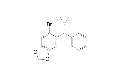 5-Bromo-6-[cyclopropylidene(phenyl)methyl]-1,3-benzodioxole
