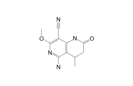 5-AMINO-8-CYANO-3,4-DIHYDRO-7-METHOXY-4-METHYL-1,6-NAPHTHYRIDIN-2(1H)-ONE