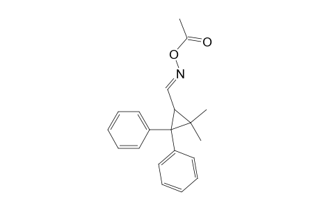 2,2-Dimethyl-3,3-diphenylcyclopropanecarboxaldehyde Oxime Acetate