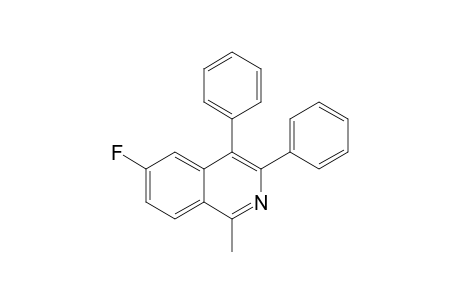 6-Fluoro-1-methyl-3,4-diphenylisoquinoline