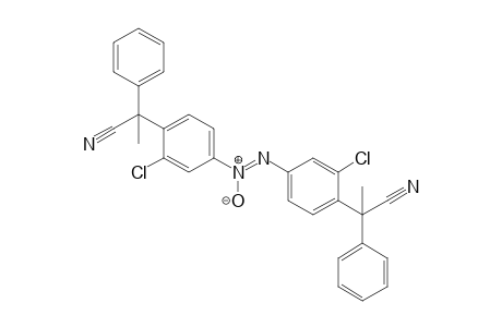 N,N'-Bis[4-(1-cyano-1-phenylethyl)-3-chlorophenyl]diazene 1-oxide