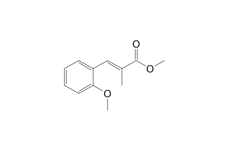 (E)-3-(2-methoxyphenyl)-2-methyl-2-propenoic acid methyl ester