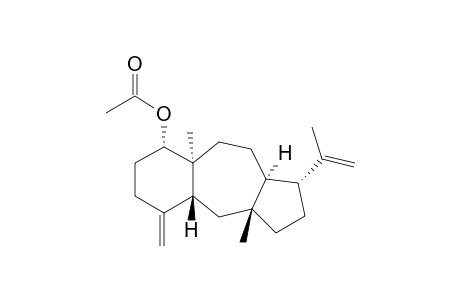 Benz[f]azulen-8-ol, tetradecahydro-3a,8a-dimethyl-5-methylene-1-(1-methylethenyl)-, acetate, (1.alpha.,3a.beta.,4a.beta.,8.alpha.,8a.alpha.,10a.alpha.)-(+)-