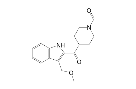 1-[4-[3-(methoxymethyl)-1H-indole-2-carbonyl]-1-piperidyl]ethanone