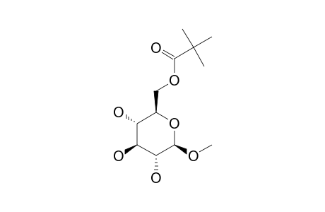 Methyl-6-O-pivaloyl.beta.-D-glucopyranosid