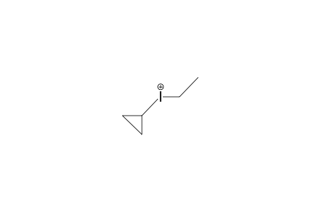 Cyclopropyl-ethyl-iodonium cation