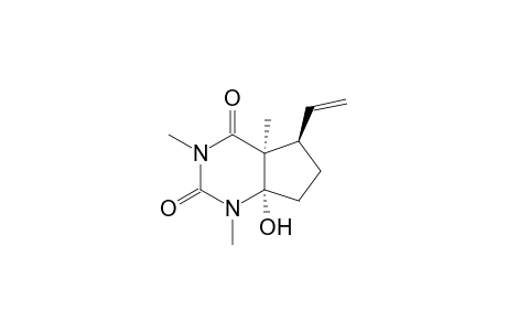(4aS,5R,7aS)-5-ethenyl-1,3,4a-trimethyl-7a-oxidanyl-6,7-dihydro-5H-cyclopenta[d]pyrimidine-2,4-dione