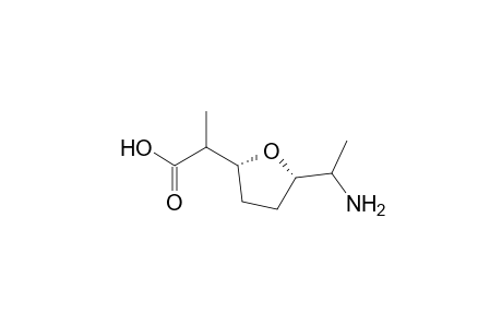2-Furanacetic acid, 5-(1-aminoethyl)tetrahydro-.alpha.-methyl-