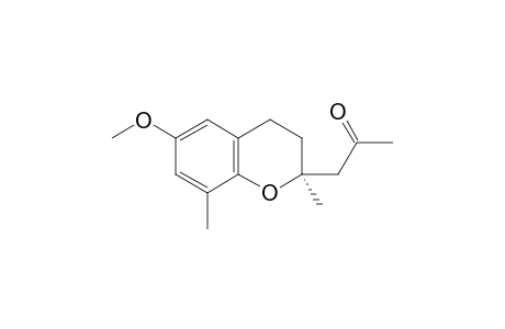 (S)-1-(6-Methoxy-2,8-dimethylchroman-2-yl)propan-2???-one