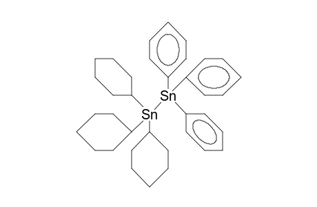 1,1,1-Tricyclohexyl-2,2,2-triphenyl-ditin
