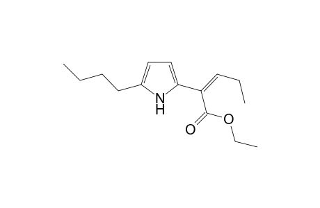 (Z)-ethyl 2-(5-butyl-1H-pyrrol-2-yl)pent-2-enoate