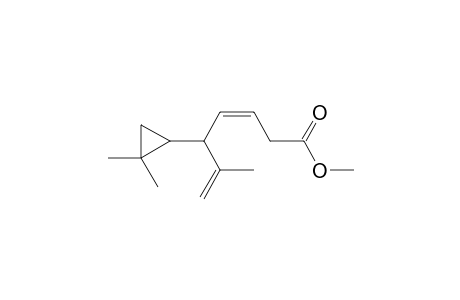 Methyl (3Z)-5-(2,2-dimethylcyclopropyl)-6-methyl-3,6-heptadienoate