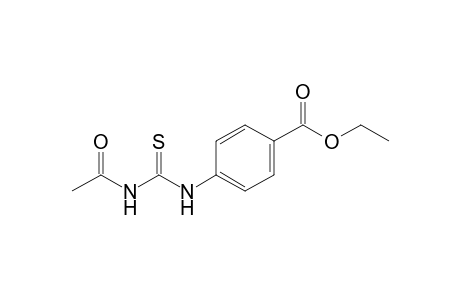 p-(3-acetyl-2-thioureido)benzoic acid, ethyl ester