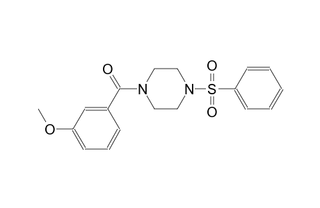 piperazine, 1-(3-methoxybenzoyl)-4-(phenylsulfonyl)-