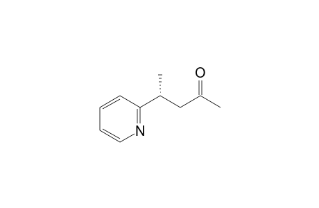 (4R)-4-(2-pyridinyl)-2-pentanone