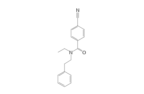 Benzamide, 4-cyano-N-(2-phenylethyl)-N-ethyl-