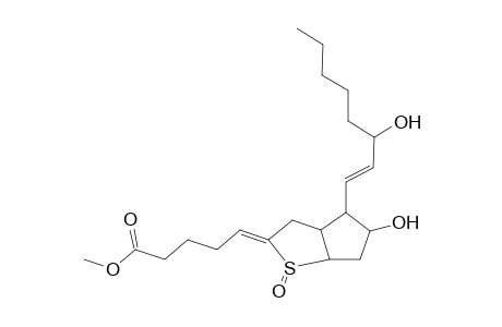Prosta-5,13-dien-1-oic acid, 11,15-dihydroxy-6,9-sulfinyl-, methyl ester, [5E,6(S),9.alpha.,11.alpha.,13E,15S]-
