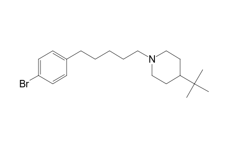 Piperidine, 1-[5-(4-bromophenyl)pentyl]-4-(1,1-dimethylethyl)-