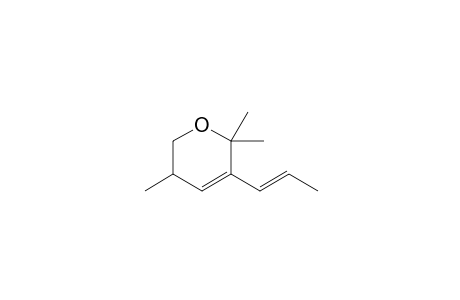 3-Propenyl-2,2,5-trimethyl-5,6-dihydro-2H-pyran