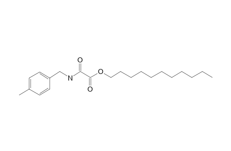 Oxalic acid, monoamide, N-(4-methylbenzyl)-, undecyl ester