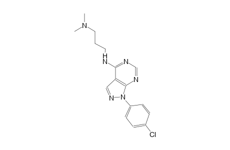 1,3-propanediamine, N~1~-[1-(4-chlorophenyl)-1H-pyrazolo[3,4-d]pyrimidin-4-yl]-N~3~,N~3~-dimethyl-