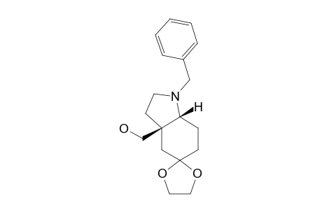 CIS-1-BENZYL-3A-(HYDROXYMETHYL)-OCTAHYDROINDOL-5-ONE-ETHYLENE-ACETAL