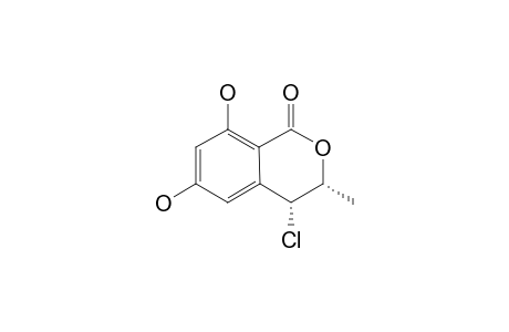 4-CHLORO-6,8-DIHYDROXY-3-METHYLISOCHROMAN-1-ONE