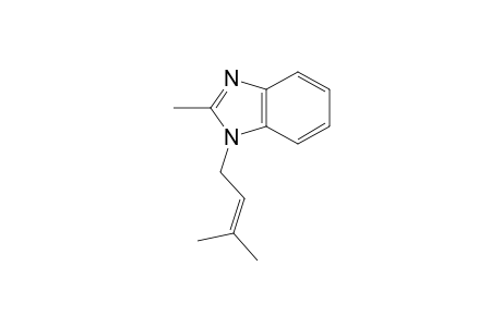 1H-Benzimidazole, 2-methyl-1-(3-methyl-2-butenyl)-