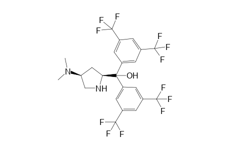 (2S,4S)-2-[bis[3,5-bis(trifluoromethyl)phenyl]-hydroxymethyl]-4-(dimethylamino)pyrrolidine