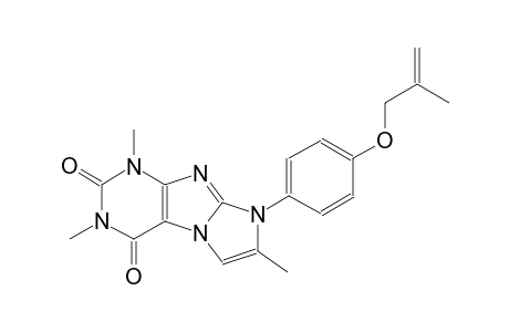 1H-imidazo[2,1-f]purine-2,4(3H,8H)-dione, 1,3,7-trimethyl-8-[4-[(2-methyl-2-propenyl)oxy]phenyl]-