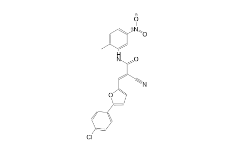 (2E)-3-[5-(4-chlorophenyl)-2-furyl]-2-cyano-N-(2-methyl-5-nitrophenyl)-2-propenamide