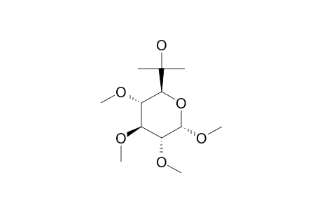 METHYL-7-DEOXY-6-C-METHYL-2,3,4-TRI-O-METHYL-ALPHA-D-GLUCO-HEPTOPYRANOSIDE