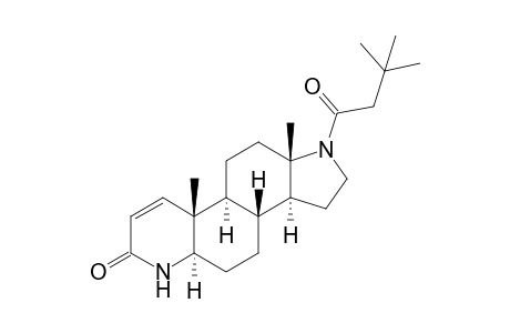 (5R,8R,9S,10R,13S,14S)-17-(3,3-Dimethyl-butyryl)-10,13-dimethyl-4,5,6,7,8,9,10,11,12,13,14,15,16,17-tetradecahydro-4,17-diaza-cyclopenta[a]phenanthren-3-one