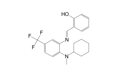 phenol, 2-[(E)-[[2-(cyclohexylmethylamino)-5-(trifluoromethyl)phenyl]imino]methyl]-