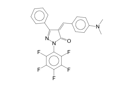 4-(4-Dimethylaminobenzylidene)-1-pentafluorophenyl-3-phenyl-2-pyrazolin-5-one