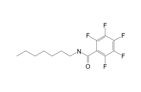 Pentafluorobenzamide, N-heptyl