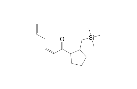 2-Buten-1-one, 1-[3-ethenyl-2-[(trimethylsilyl)methyl]cyclopentyl]-, (1.alpha.,2.beta.,3.beta.)-(.+-.)-