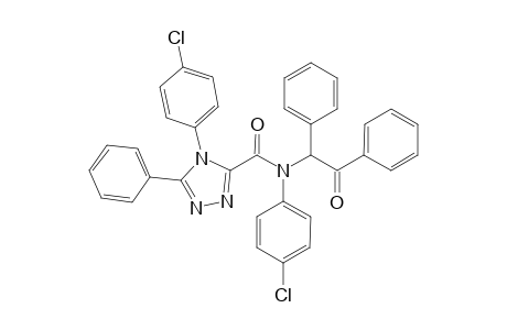 4H-1,2,4-Triazole-3-carboxamide, N,4-bis(4-chlorophenyl)-N-(2-oxo-1,2-diphenylethyl)-5-phenyl-